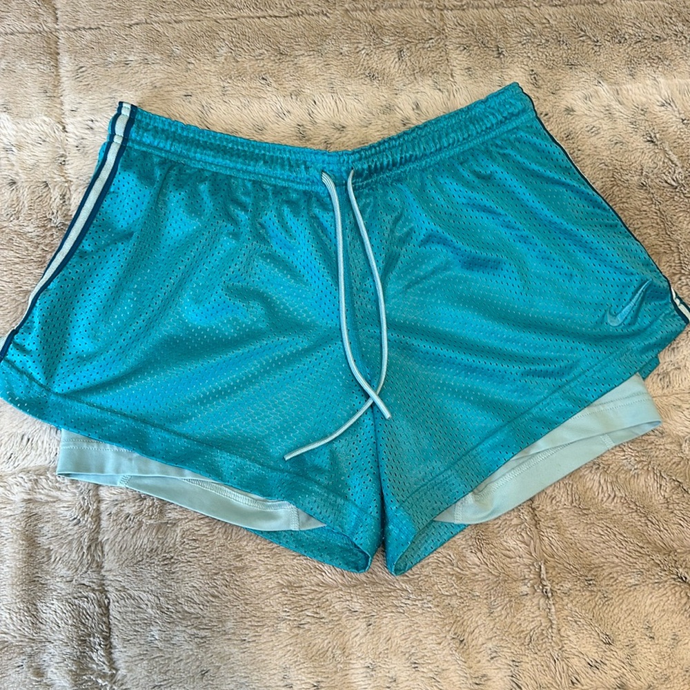 RARE NIKE PRO NIKE DRI FIT MESH SHORTS WITH LINER or swimsuit